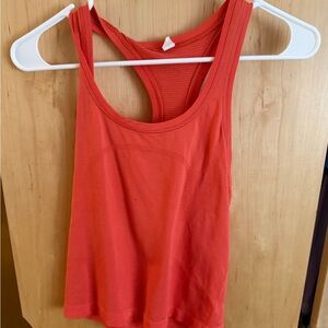 Women's Orange Lululemon Swiftly Tech Tank Top